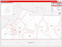Las Animas, Co Carrier Route Wall Map